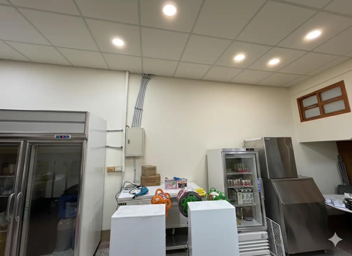 台中商業廚房電力規劃-高功率設備專用迴路